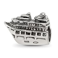 Sterling Silver Reflections Cruise Ship Bead view 5