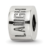 Sterling Silver Reflections Live Laugh Love Spacer Bead view 5