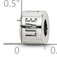Sterling Silver Reflections Live Laugh Love Spacer Bead view 4