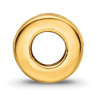Sterling Silver Gold-plated Reflections Live Laugh Love Spacer Bead view 2