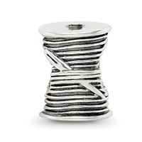 Sterling Silver Reflections Thread & Needle Bead view 3