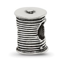 Sterling Silver Reflections Thread & Needle Bead view 4