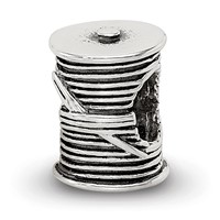Sterling Silver Reflections Thread & Needle Bead view 1