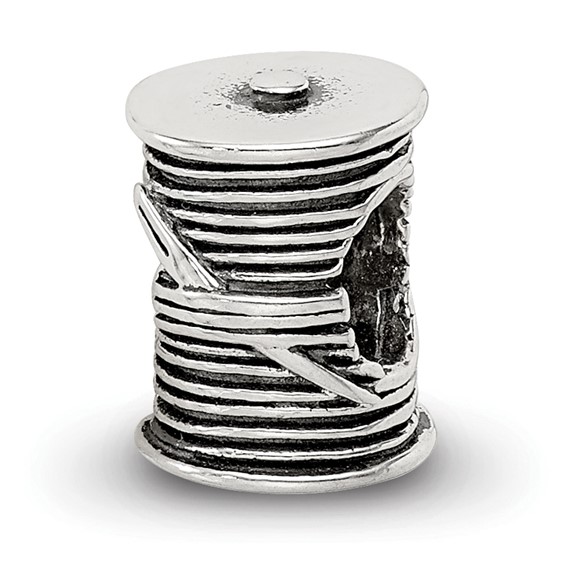 Sterling Silver Reflections Thread & Needle Bead