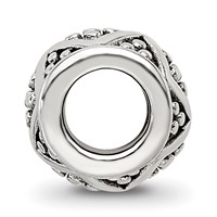 Sterling Silver Reflections Dots Bali Bead view 2