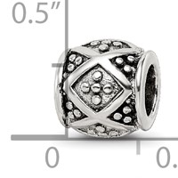 Sterling Silver Reflections Dots Bali Bead view 4