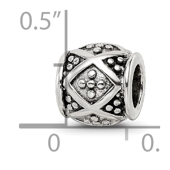 Sterling Silver Reflections Dots Bali Bead