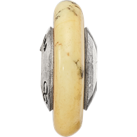 Sterling Silver Reflections Yellow Maganasite Stone Bead view 3