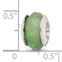 Sterling Silver Reflections Aventurine Stone Bead view 5