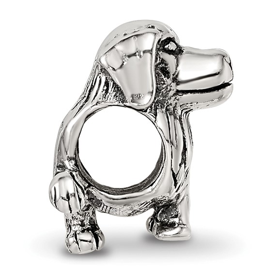 Sterling Silver Reflections Golden Retriever Bead