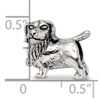 Sterling Silver Reflections Golden Retriever Bead view 4