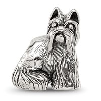 Sterling Silver Reflections Miniature Schnauzer Bead view 3
