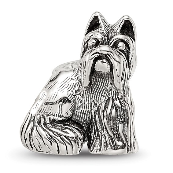 Sterling Silver Reflections Miniature Schnauzer Bead