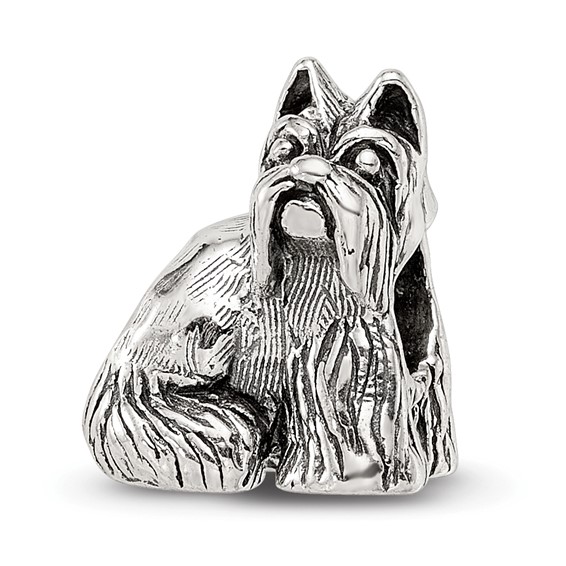 Sterling Silver Reflections Miniature Schnauzer Bead