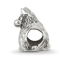 Sterling Silver Reflections Shetland Sheepdog Bead view 2