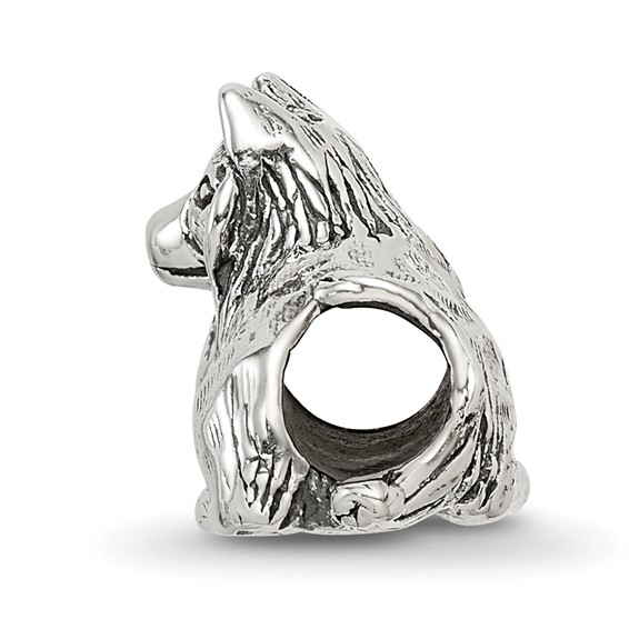 Sterling Silver Reflections Shetland Sheepdog Bead