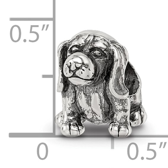 Sterling Silver Reflections Beagle Bead