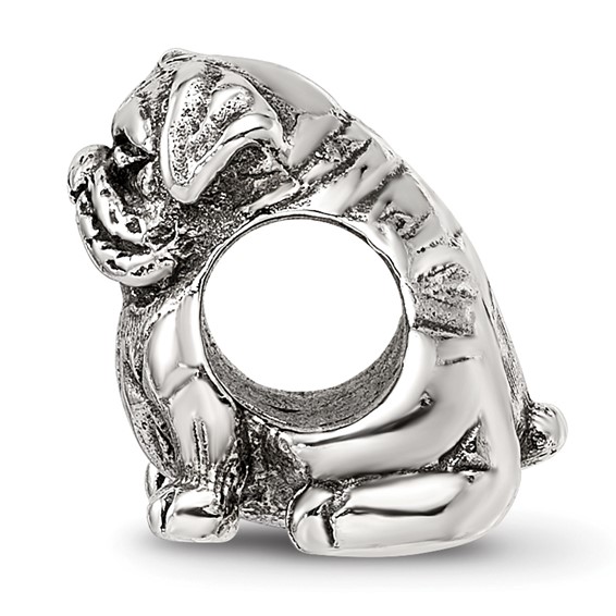 Sterling Silver Reflections Bulldog Bead