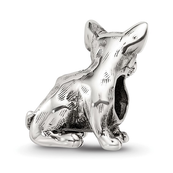Sterling Silver Reflections Chihuahua Bead