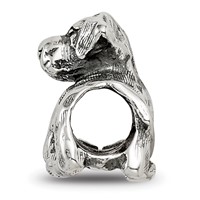 Sterling Silver Reflections Labrador Retriever Bead view 2