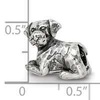 Sterling Silver Reflections Labrador Retriever Bead view 3