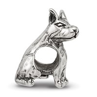 Sterling Silver Reflections Doberman Pinscher Bead view 2