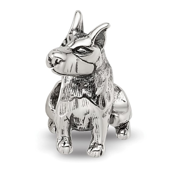 Sterling Silver Reflections Doberman Pinscher Bead