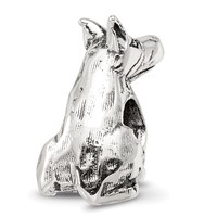 Sterling Silver Reflections Doberman Pinscher Bead view 5