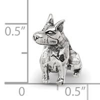 Sterling Silver Reflections Doberman Pinscher Bead view 4