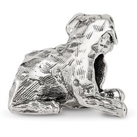 Sterling Silver Reflections Rottweiler Bead view 4