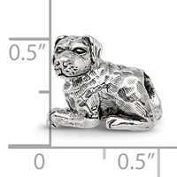 Sterling Silver Reflections Rottweiler Bead view 5