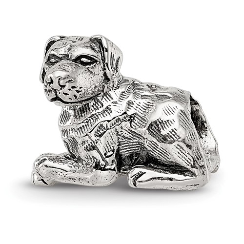 Sterling Silver Reflections Rottweiler Bead