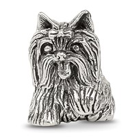 Sterling Silver Reflections Yorkshire Terrier Bead view 3