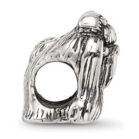 Sterling Silver Reflections Shih Tzu Bead view 2