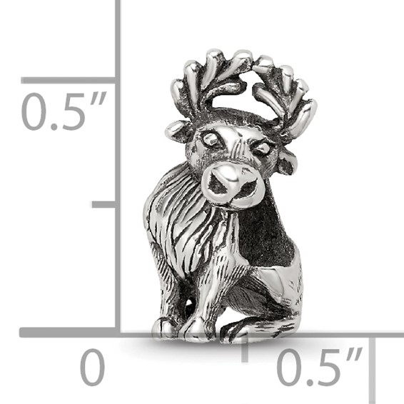 Sterling Silver Reflections Moose Bead