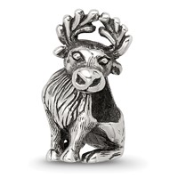 Sterling Silver Reflections Moose Bead view 1
