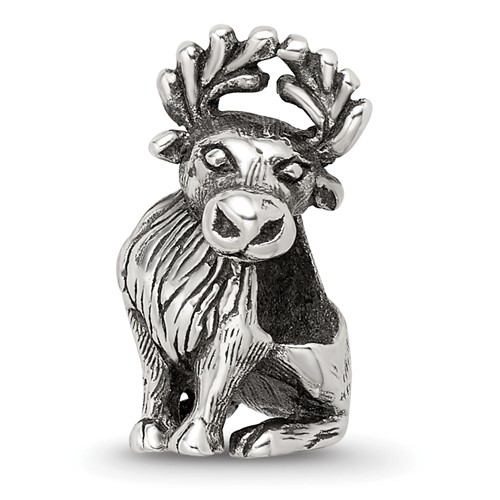Sterling Silver Reflections Moose Bead