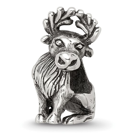 Sterling Silver Reflections Moose Bead