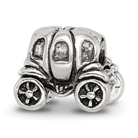 Sterling Silver Reflections Pumpkin Carriage Bead view 4