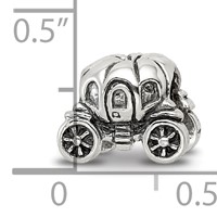 Sterling Silver Reflections Pumpkin Carriage Bead view 5