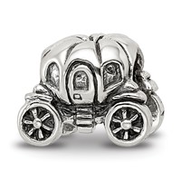 Sterling Silver Reflections Pumpkin Carriage Bead view 1