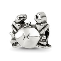 Sterling Silver Reflections Crab Bead view 1