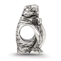 Sterling Silver Reflections Penguin Bead view 2