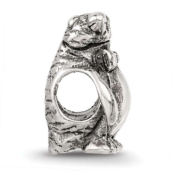 Sterling Silver Reflections Penguin Bead