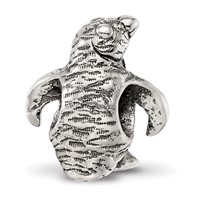 Sterling Silver Reflections Penguin Bead view 4