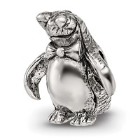 Sterling Silver Reflections Penguin Bead view 1