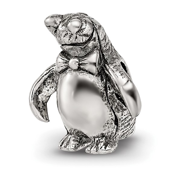 Sterling Silver Reflections Penguin Bead