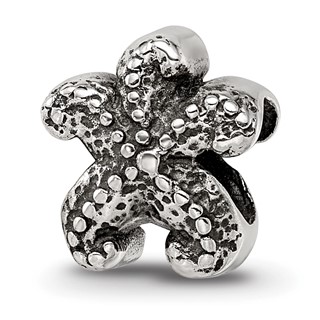 Sterling Silver Reflections Starfish Bead