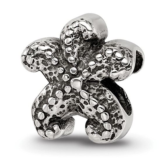 Sterling Silver Reflections Starfish Bead