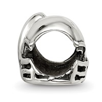 Sterling Silver Reflections Football Helmet Bead view 2
